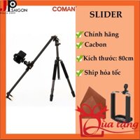 THANH TRƯỢT SLIDER COMAN CM-80, 80CM CARBON + QUÀ TẶNG