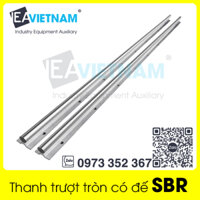 Thanh trượt tròn có đế SBR 10–50 | Ray trượt CNC chính xác cao