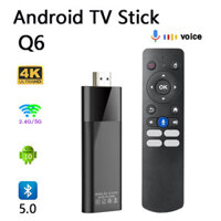 Thanh TV Q6 Allwinner lõi tứ H313 Cortex A53 HDMI2.0 Dual Wifi 4G 5G Android 10 TV 2GB 16GB BT 5.0 HD 4K Smart TV Stick oxg4