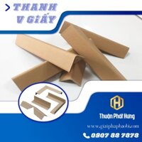 Thanh V Nẹp giấy cho Đóng gói Ngành Điện Tử xuất khẩu Size 50x50x5x1000mm - Bộ 100 Thanh V