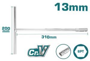 Thanh vặn tay cầm T 13mm Total THTSW1306