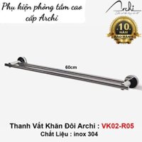 Thanh vắt khăn đôi cao cấp Archi VK02-R05