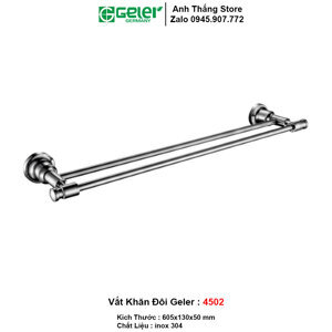 Thanh vắt khăn đôi geler 4502