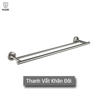 Thanh vắt khăn đôi Pamela metal grey H-B1739AM