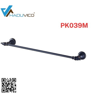 Thanh văt khăn đơn đen chân trơn Haduvico PK039M