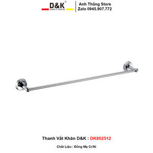 Thanh vắt khăn đơn D&K DK802512