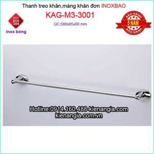 Thanh vắt khăn đơn inox Bao M3-3001