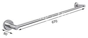 Thanh vắt khăn đơn Tovashu 304-D5