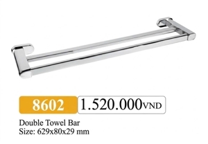Thanh vắt khăn mặt đôi Geler 8602 (632mm)