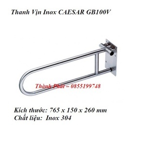 Thanh vịn Inox Caesar GB104V - Dành cho người khuyết tật