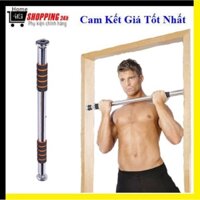 Thanh xà đơn tập thể hình bằng inox gắn tường co giãn (kèm ốc vít) (80-130)