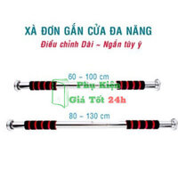 Thanh xà đơn treo tường tập thể hình inox co giãn tiện dụng (80 - 130) Vinhwatch