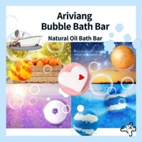 Thanh xà phòng tạo bọt bằng than hoạt tính 130g dùng cho bồn tắm/ làm quà tặng sinh nhật/ phòng tắm cho bé