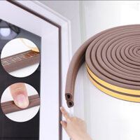 Thanh xốp chắn cửa đa năng chống bụi, chống va đập khi gió mạnh -  Ron cửa chống ồn 3m sợi kẹp