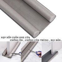 Thanh xốp chắn cửa đa năng chống bụi, chống va đập khi gió mạnh - Xốp chắn cửa Xám 95 cm