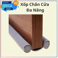 Thanh xốp gắn chân cửa chống kẹt chân cho bé, bịt khe hở, chắn gió, chặn côn trùng - Xám