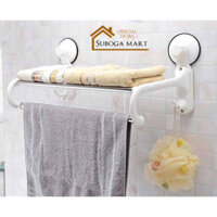 THANH,GIÁ TREO KHĂN TẮM,KỆ ĐỂ KHĂN TẮM MÚT DÁN TƯỜNG SIÊU CHẮC CHẮN,KHÔNG CẦN KHOAN ĐỤC