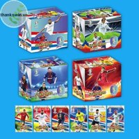 Thankswin 288 Chiếc Thẻ Bóng Đá Ngôi Sao Flash Bộ Sưu Tập Thẻ Bóng Đá 3D Album Thẻ Cạnh Tranh Quạt Quà Tặng vn