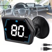Thankswin Báo Động Quá Tốc Độ Phụ Kiện Ô Tô G20 Cho Ô Tô Xe Tải Xe Buýt GPS Kỹ Thuật Số La Bàn Đồng Hồ Tốc Độ Phông Chữ Lớn Đầu Lên Màn Hình Ô Tô HUD vn