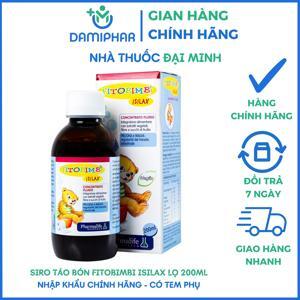Thảo dược Fitobimbi isilax chống táo bón cho bé 200ml