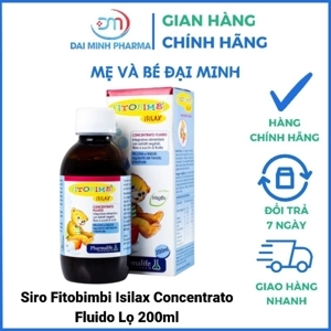 Thảo dược Fitobimbi isilax chống táo bón cho bé 200ml