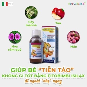 Thảo dược Fitobimbi isilax chống táo bón cho bé 200ml