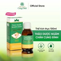 Thảo dược ngâm chân Cung Đình 100ml - Lưu thông kinh mạch, điều hòa khí huyết