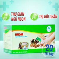 Thảo Dược Ngâm Chân FUROMI Dành Cho Người Đau Khớp, Mất Ngủ Giúp Hết Tê Buồn Tay Chân, Giải Tỏa Căng Thẳng Hộp 20 Túi Lọc - Combo 4 hộp