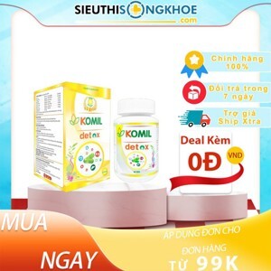 Thảo dược trị hôi miệng Komil 100ml