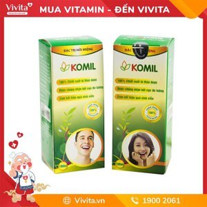 Thảo dược trị hôi miệng Komil 100ml