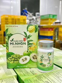 Thảo mộc Mi Nhon Plus chính hãng hộp 30 viên | Giảm cân giảm mỡ bụng hiệu quả