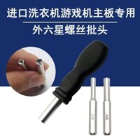 Tháo Rời Nhập Khẩu Máy Giặt Lục Giác Tua Vít NGC Nintendo N4 Máy Chủ Nguồn Điện WII Vít Tay Máy Giặt Phụ Kiện 0312