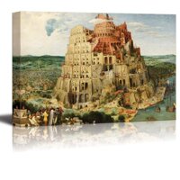 Tháp Babel Viên Bởi Pieter Bruegel Trưởng Lão In Canvas Treo Tường Pop Nghệ Thuật Tranh Nổi Tiếng Sinh Sản X