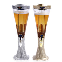 Tháp bia hình cây lúa | Tháp Bia 3L | BÌNH ĐỰNG BIA - NƯỚC TRÁI CÂY - THÁP BUFFET CÓ ĐÈN LED NGĂN CHỨA ĐÁ RIÊNG