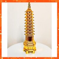 THÁP BÚT VĂN SƯƠNG BẰNG ĐỒNG 7 tầng, 9 tầng cao 17 - 20 cm[