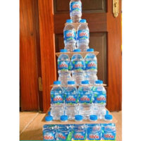 ❤Tháp để chai nước, Tháp để tầng nước mica để chùa