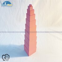 Tháp Hồng Mini - Giáo Cụ Montessori (Pink tower)