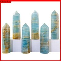 Tháp Pha Lê GloryStar Calcit, Cây Đũa Phép Pha Lê Tự Nhiên, Tháp Pha Lê Cột Lục Giác Chữa Bệnh Tự Nhiên Cho Luân Xa Thiền Reiki, Điểm Obelisk Trang Trí Nhà