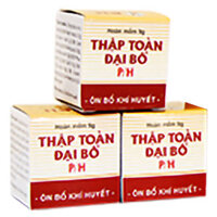 Thập toàn đại bổ P/H, Khí và huyết đều hư, sắc mặt trắng xanh
