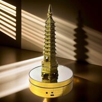 Tháp văn xương 9 tầng cao 18cm - T0006