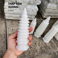 Tháp Văn Xương 9 Tầng Đa Trắng - Cao 15cm & 20cm