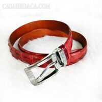 Thắt lưng cá sấu hoa cà gai 3.5F - 3185