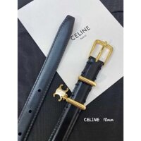 Thắt lưng CELINE được làm bằng da bê cao  khóa kim loại đánh bóng, khóa thấp sang trọng