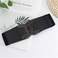 Thắt lưng chun bản to khóa đen dễ phối đồ TTL81
