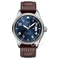 Thắt lưng chuyên sâu hợp thời trang Đồng hồ nam công sở 40.5MM thanh lịch IWC Pilot Mặt số màu xanh tự nhiên, khí chất cơ khí tự động thông thường thời trang