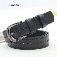 Thắt lưng cơ bản trơn thông thường cho nữ Lovito L69AD048