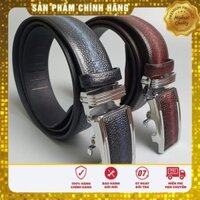 Thắt Lưng Công Sở Da Bò Vân Trăn 3 Lớp BL103 Dây Tăng - Bản 34mm _ Đồ Da Nam Cao Cấp 100% Da Thật _ Bảo Hành 24 Tháng