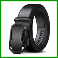 Thắt lưng da bò cao cấp,Dây nịt nam Hàn Quốc khóa tự động