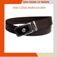 Thắt lưng da công sở đầu khóa kéo thông minh Versace
