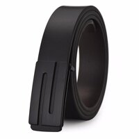 Thắt Lưng Da Nam Cao Cấp - Dây Nịt Nam Phong Cách Hàn Quốc  MT  - Mặt S đen